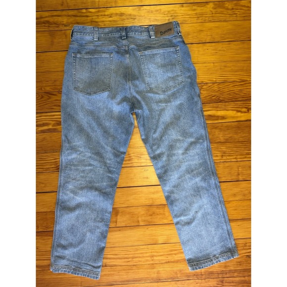 Lot Of 2 Duluth Trading Flex Ballroom Jeans Mens 36x30 Blue Denim Relaxed Fit - Picture 14 of 15